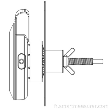 Nouveau thermomètre de barbecue intelligent sans fil à dents bleues pour barbecue fumoir avec deux sondes